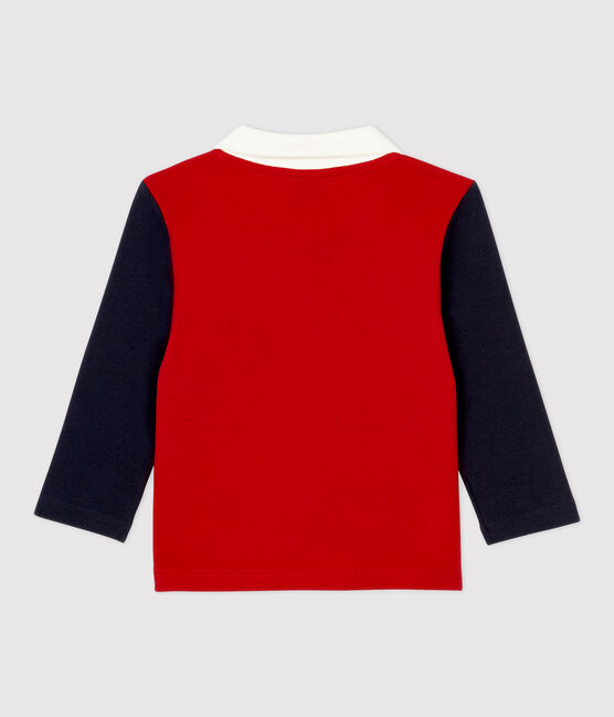 Baby-Poloshirt aus Baumwolle. rot TERKUIT/ SMOKING